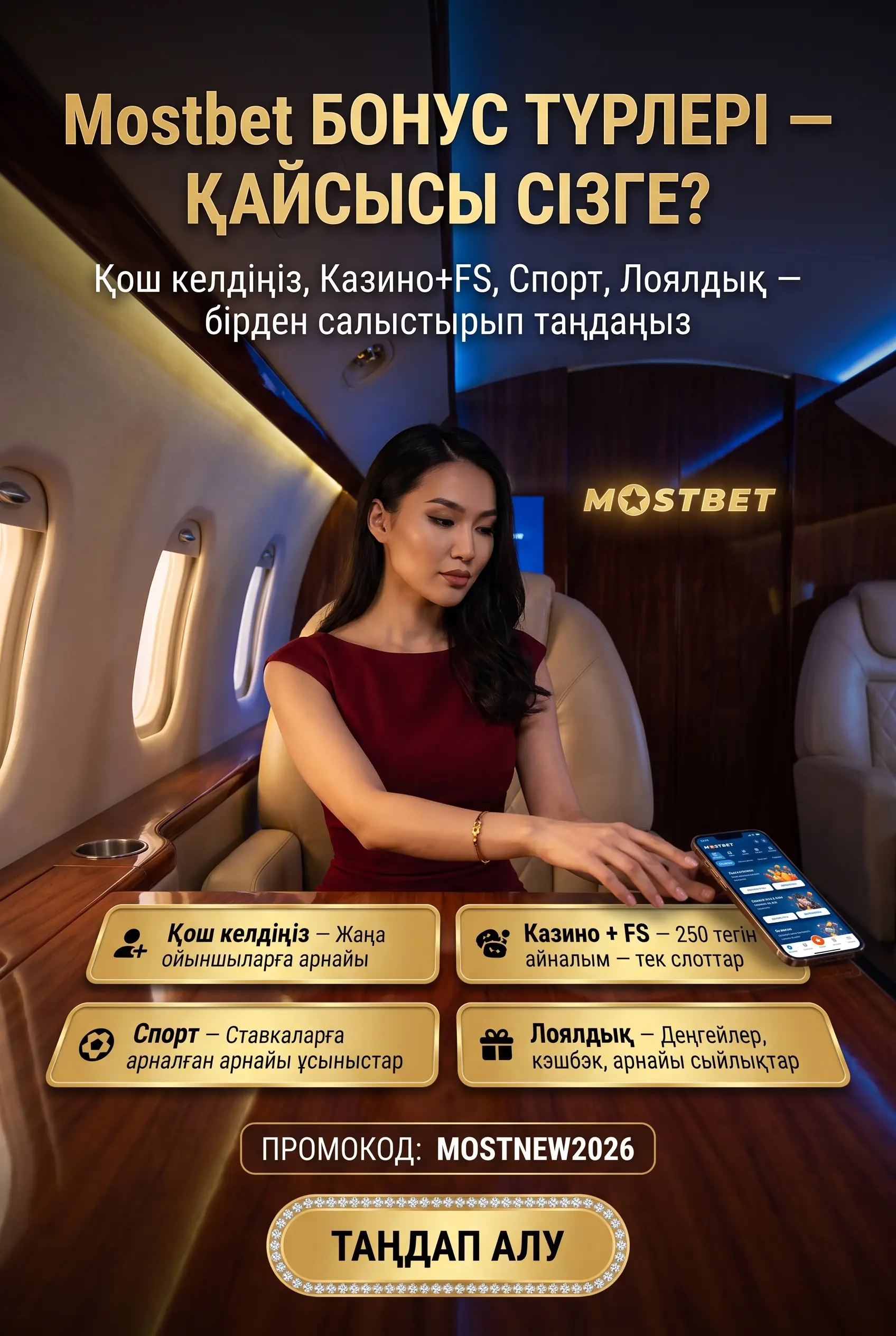 Mostbet бонус түрлерін салыстырып таңдау